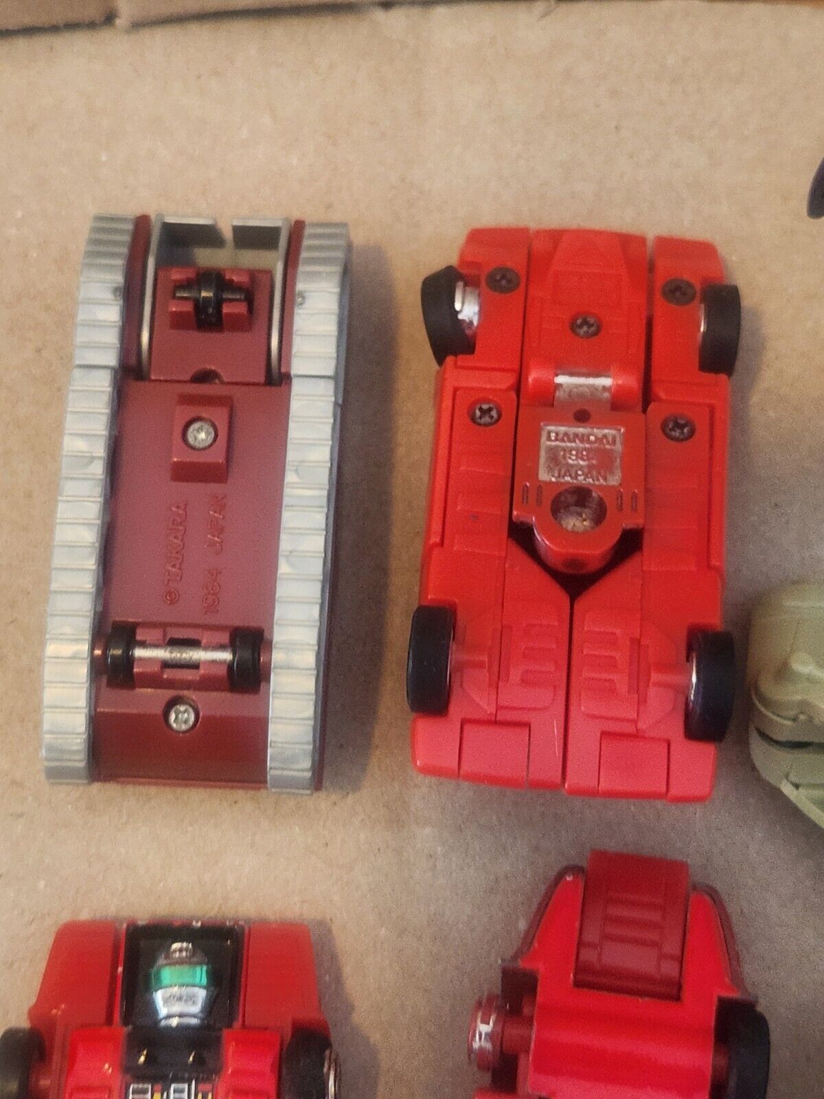 Lot of Transformers 1980s Toys, Bandai, Takara, GoBots, 7 Pieces, Vintage 