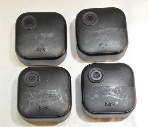 Lot of 4 Blink Outdoor (4th Gen) Wi-Fi Battery HD Security Cameras BCM00500U