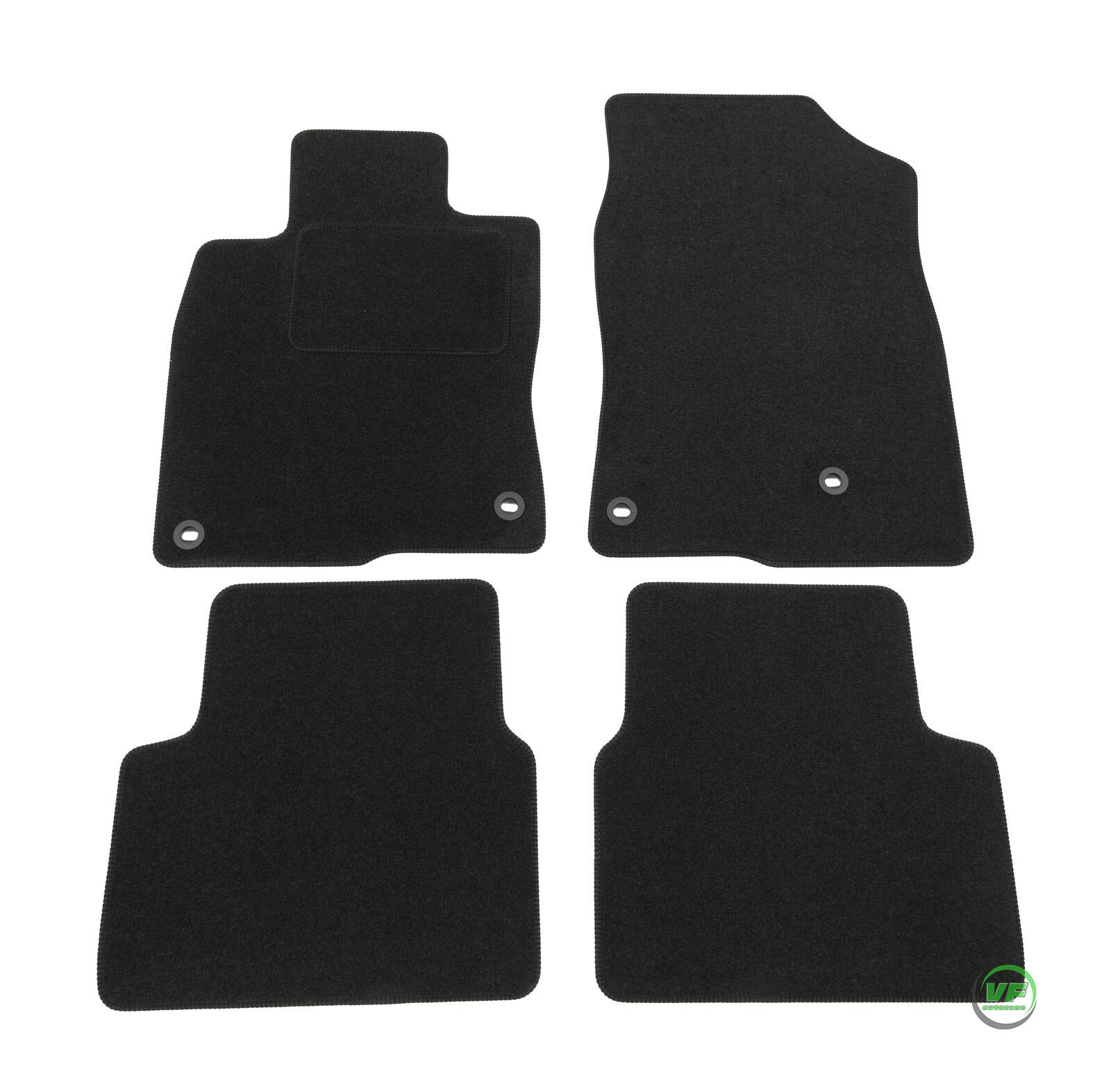 Tapis velours Honda Civic 2016 antidérapant haute densité 4 pièces