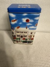 Hershey's Kisses Lidded 6 3/4"x 4"x 2 1/2" Tall Tin w/Cover-1990 (Read Details)