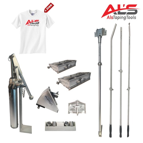 Platinum Finishing Set of Automatic Drywall Taping Tools w/ 3" Angle Head  - 第 1/9 張圖片