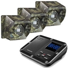 Wuloo 1800feet Wireless Driveway Alarm Infrared Sensors Motion Detector for Home