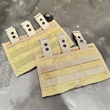 2 Pack NEW Eagle Industries Khaki Coyote MOLLE Modular 3 - Mag Carrier Pouches