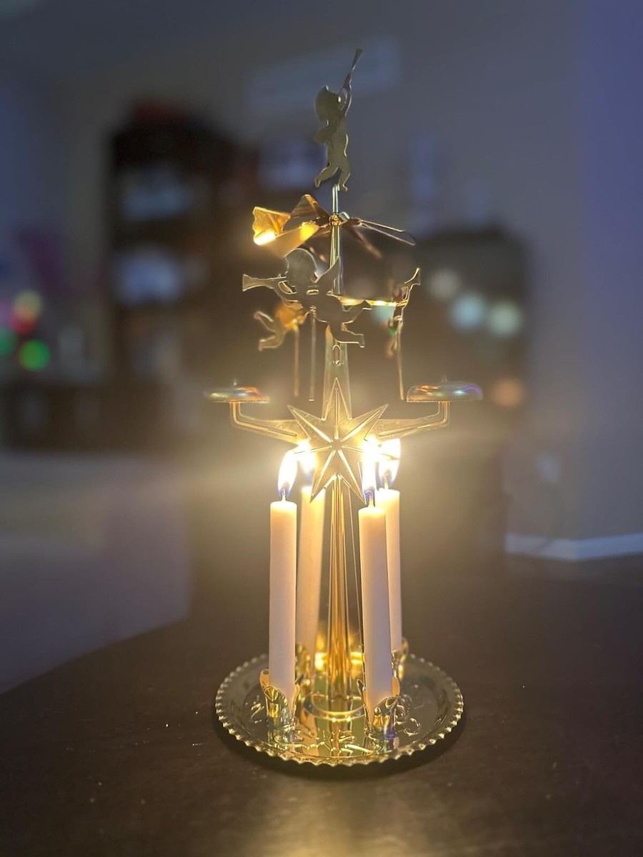 Original Swedish, Carousel and 4 Candles – Scandinavian Spinning