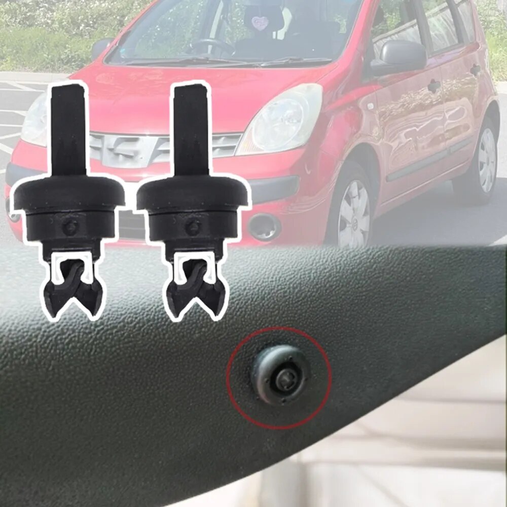 2Pcs For Nissan Note E11 Parcel Shelf Clips Rear Shelf String
