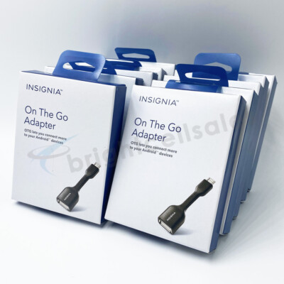 INSIGNIA On the Go (OTG) Micro USB-to-USB-A Connector Adapter for Android (LOT)