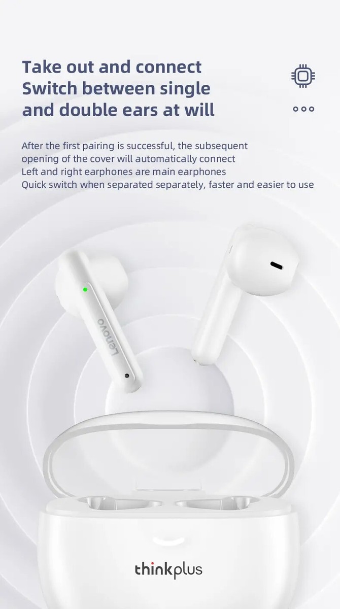 イヤホン Lenovo LP1 pro Original Lenovo LP1 PRO TWS Earphone Wireless Bluetooth 5.1 HIFI