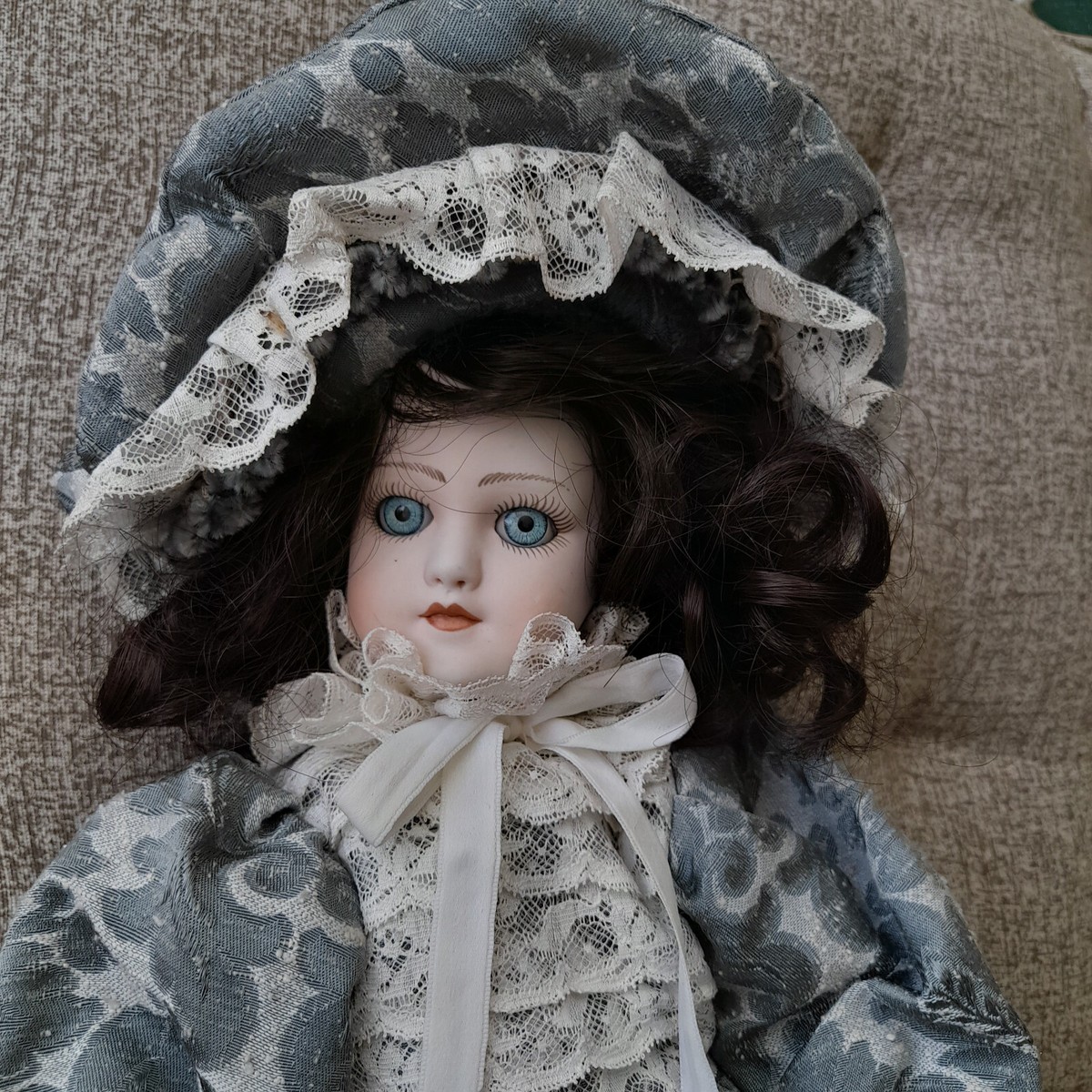 Doll Bambole Ceramica Biscuit Bambola Cleo Biscuit Ceramica