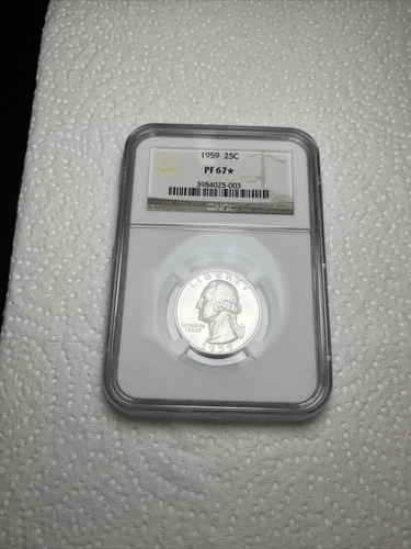 1959-P Washington Quarter Proof — photo from the most recent tracked eBay sale