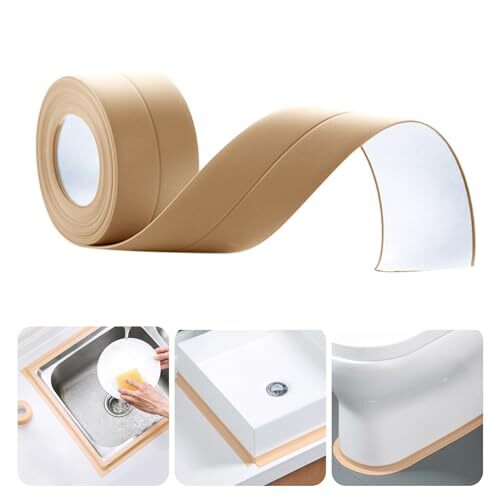 Bath Sealant Strip Waterproof Caulk Tape Wall Corner Caulk Strip ...