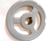6 1/2", 6.45" V Belt Pulley for 1/2" Wide Belt All Bores NEW Cast Iron AK66 a99