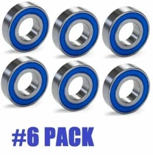 6 - Pack WORLD LAWN LAWN MOWER SPINDLE BEARING B276-6203RS ZSKL