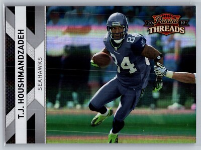 2010 panini threads football t.j. houshmandzadeh silver holofoil 80/250 #133