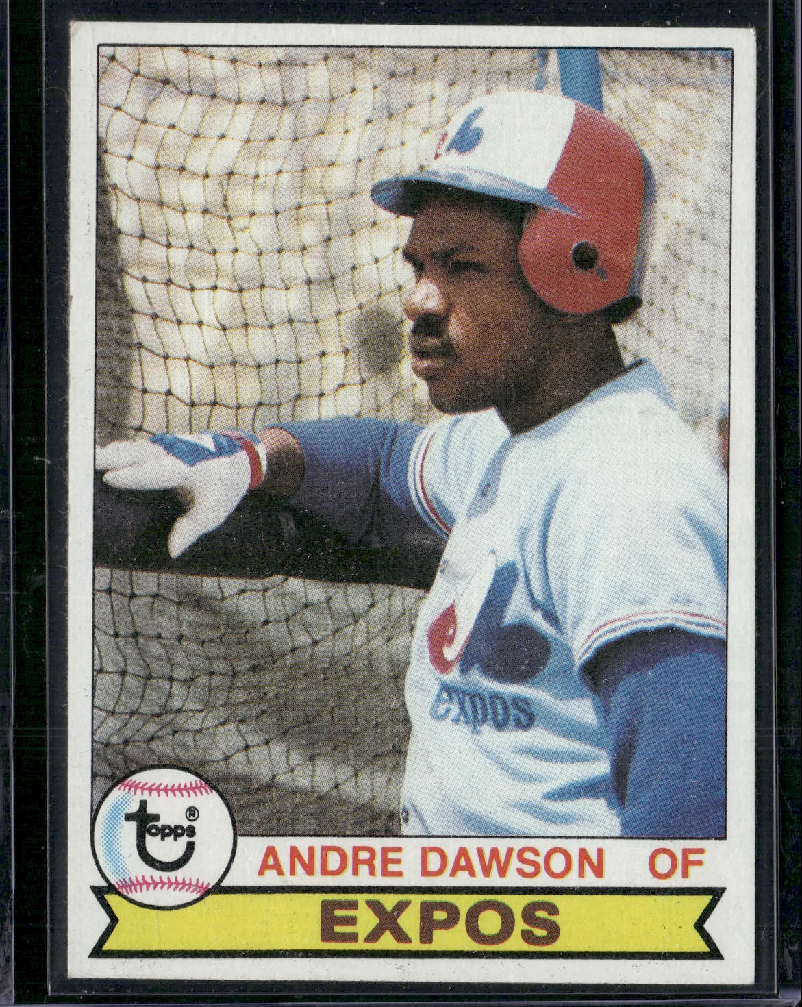 1979 Topps ANDRE DAWSON #348 Print Snow (EX)