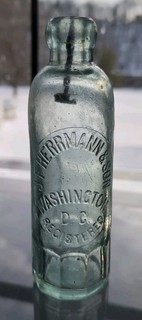 J F Herrmann Hutch Hutchinson Bottle Washington DC District of Columbia