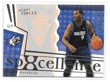 MICHAEL FINLEY SERIAL /3999 2003-04 SPX SPXELLENCE 117 DALLAS MAVERICKS
