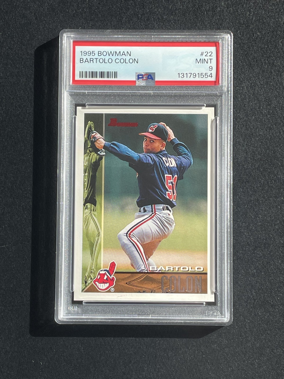1995 Bowman Bartolo Colon Rookie RC PSA 9 Brand New Slab!