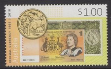 AUSTRALIA SG4538 2016 50th ANNIVERSARY OF DECIMAL CURRENCY IN AUSTRALIA MNH