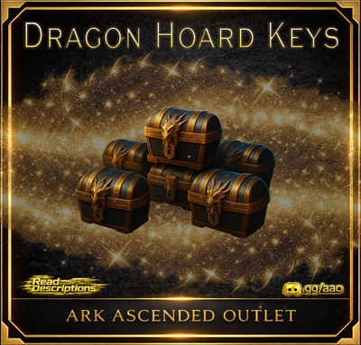 Ascendant Dragon Hoard Keys-Ark Survival Ascended-ASA- PvE-PC/PS5/XBOX-AAO