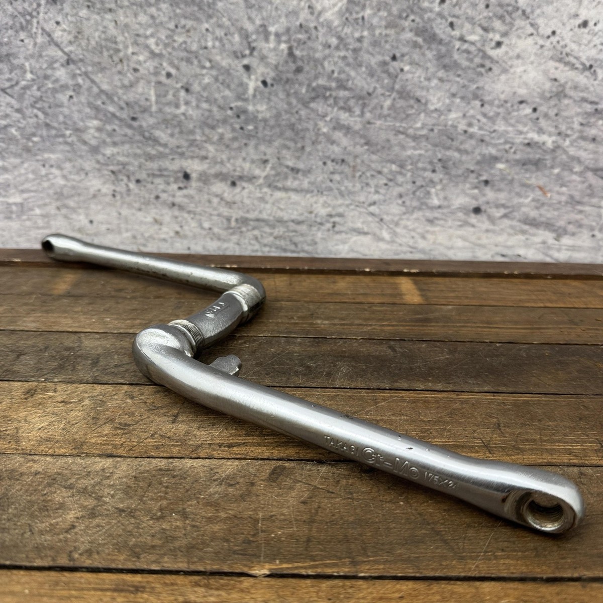 70s アシュタブラ　クランク　OLD BMX Vintage Takagi BMX Cranks Cr-Mo 175mm 24TPI Crank Arm OG 80s Japan