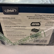 Orbit 53230 Standard Rectangular Sprinkler Valve Box Base