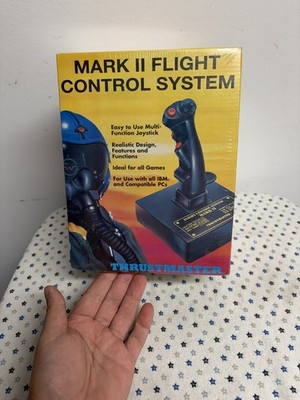 RARE NIB NOS Thrustmaster Mark II Flight Control System SEALED  US Navy Fighter 