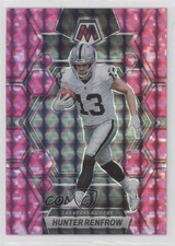 2023 Panini Mosaic Pink Camo Mosaic Prizm Hunter Renfrow #121 1o8k