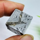 Aletai Iron Meteorite Cube Altay iron meteorite Cube etched pattern 62g60mm — photo 6