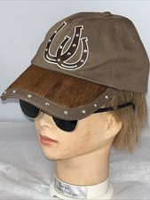 Western Products Woman's Cowgirl Studded Horseshoe Cap Hat Sulphur Springs TX