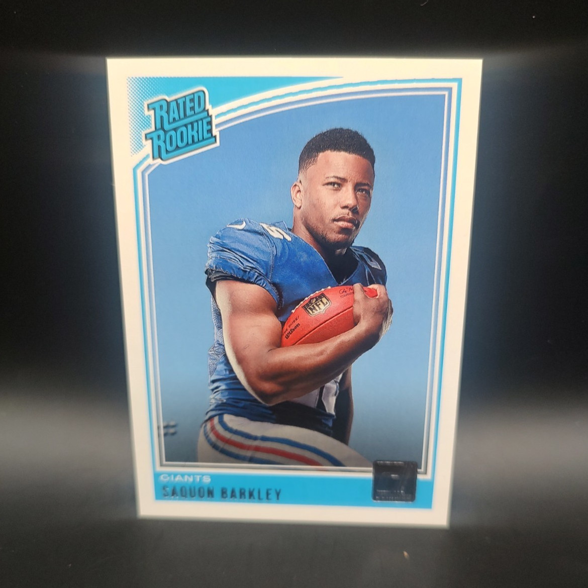 Panini Donruss 2018 Rated Rookie Saquon Barkley #306 New York Giants Football