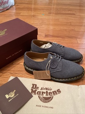 Dr. Martens 1461 Made In England Mens Blue Platform Shoes 