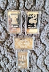 Four {4} Different 10 Gram Silver Bars 40 Grams Over 1 Ounce .999 Silver Sealed