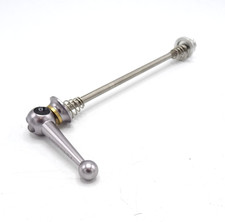Aeroic CNC Alloy / Titanium Bike Front Quick Release Skewer Silver 131 GN-728-E1