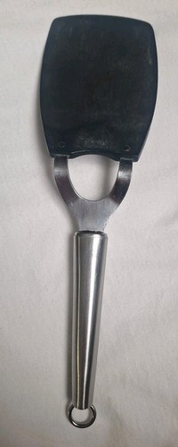Oneida Flessibile Nylon Solido Spatola Girarrosto Pinna Manico Inox Arrotondato Usato - Foto 5 di 14