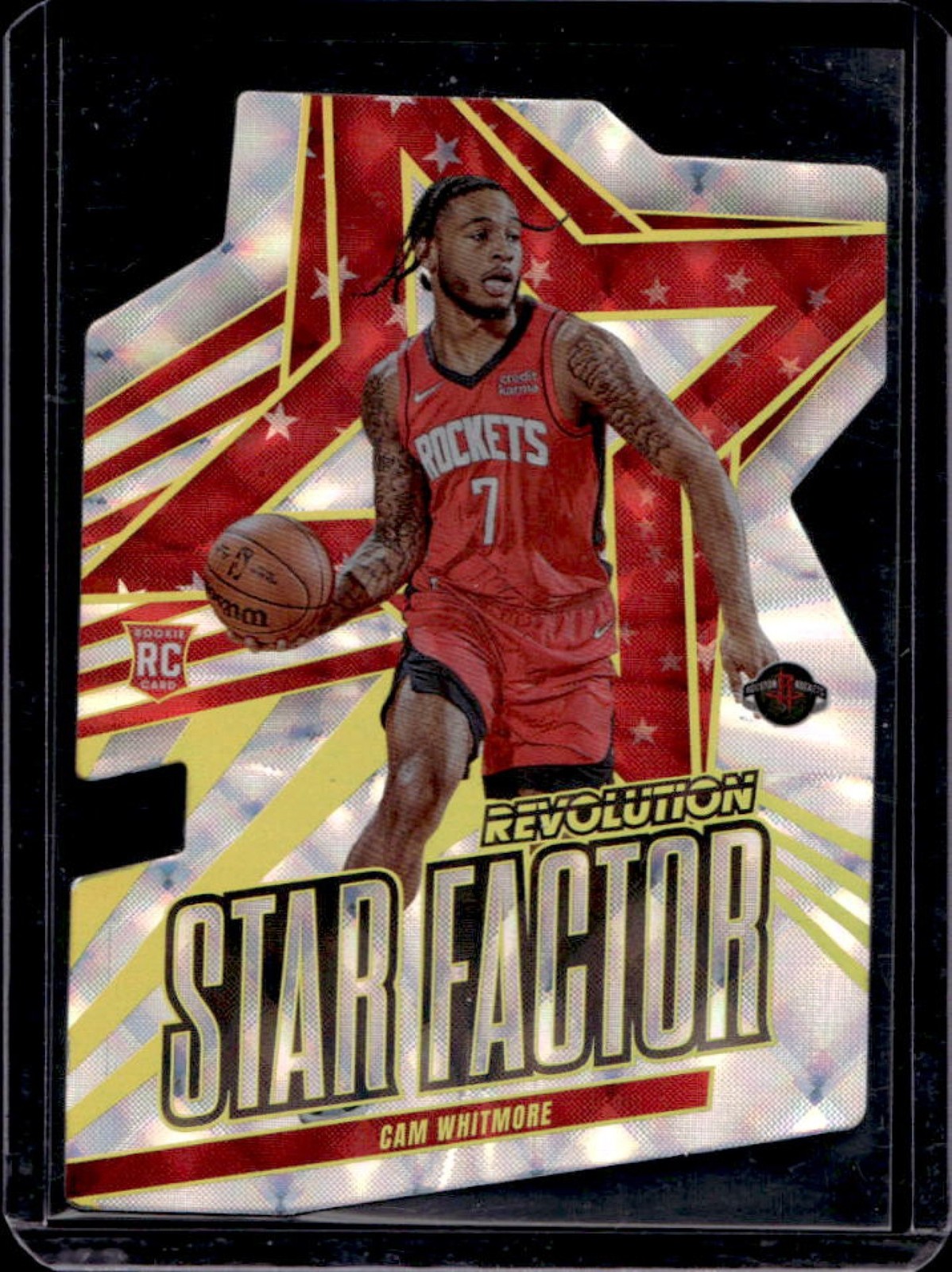 2023-24 Panini Revolution Cam Whitmore Star Factor RC Rookie #13 Rockets
