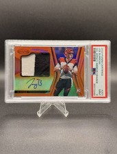 Joe Burrow 2020 Panini Certified - Freshman Fabric Sig. Mirror Orange /99 Rookie