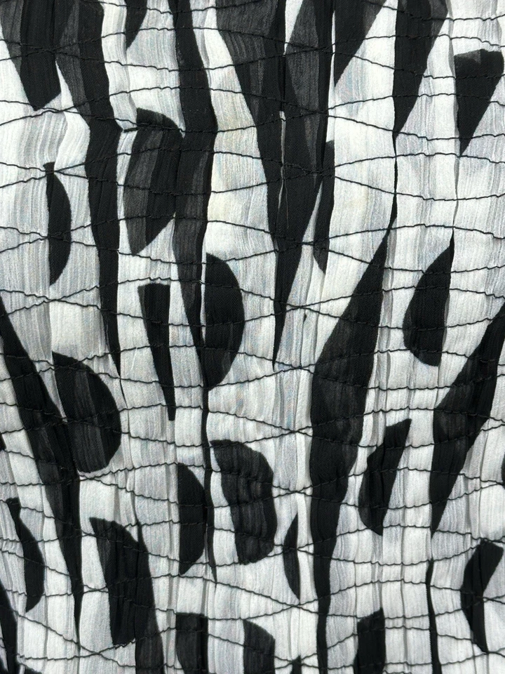 Vestido midi White House Black Market sem alças chiffon borrado fluido 4 - Imagem 3 de 4