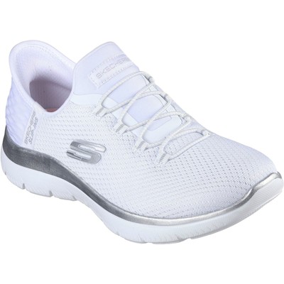 Skechers Summits Diamond Dream Textil Damen Sneaker weiß/silber