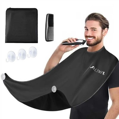 Ialtmei Beard Bib Non-Stick Beard Apron Waterproof Beard Trimming Catcher