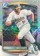 2025 Bowman Bowman Chrome Prospects#BCP-114 Nick Kurtz Mega Box Mojo Refractor