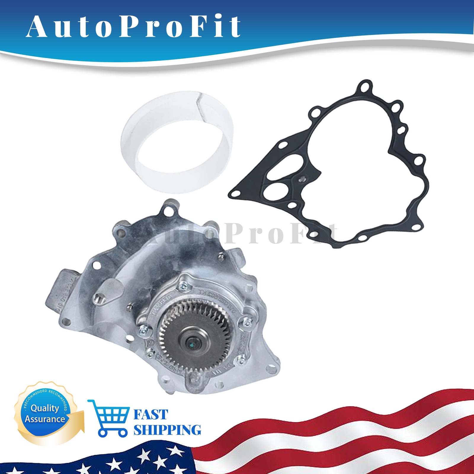 For Audi A8 S8 RS7 RSQ8 Cayenne Panamera Urus Bentley 4.0T Engine Water Pump US