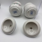 Vintage Elizabeth Arden Porcelain Floral Candle Jars Made In Japan Set Of 2 — photo 4