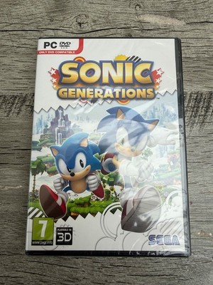 Sonic Generations PC DVD ROM Neu Sealed Sega Sonic Team 20th Anniversary Spiel