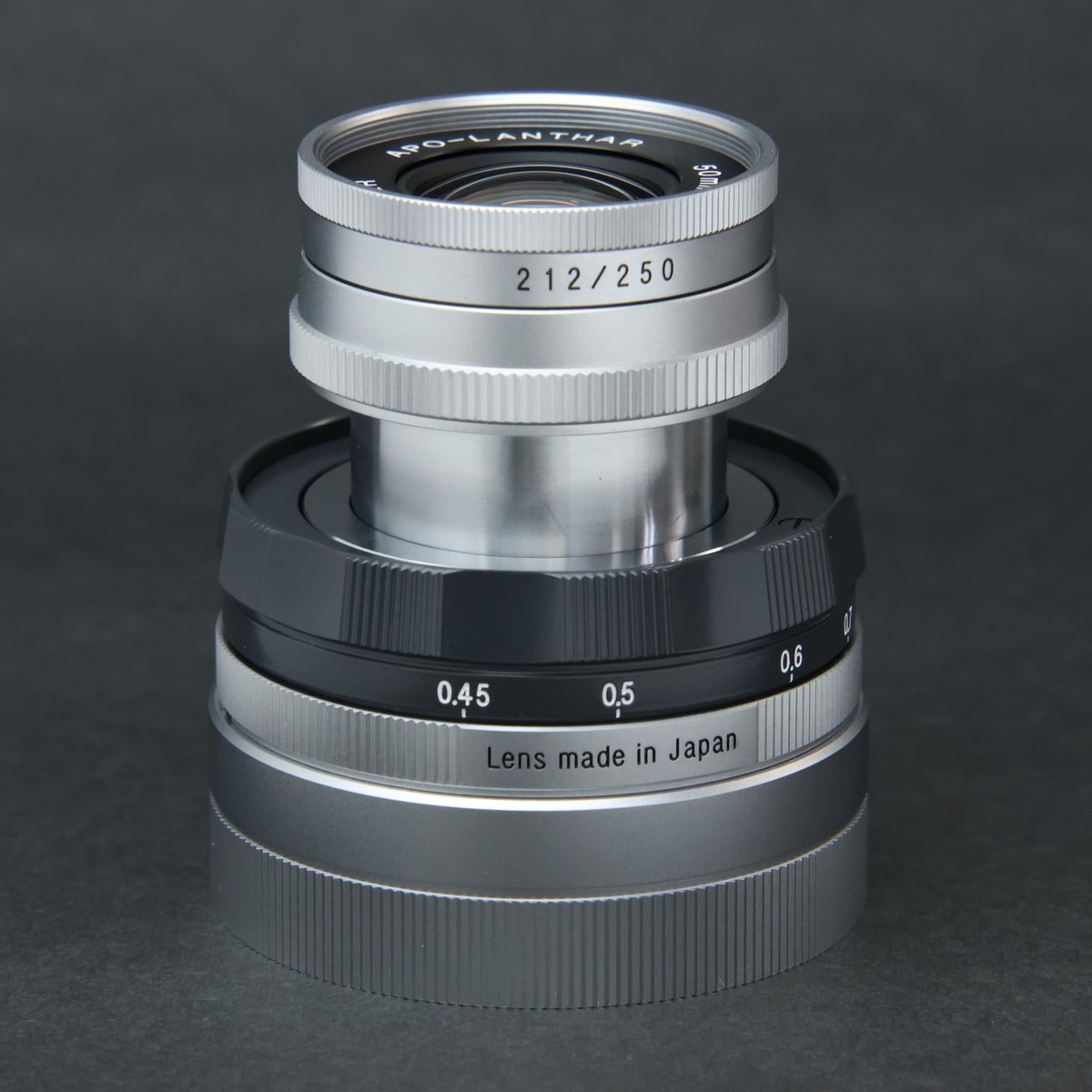 Voigtlander APO-LANTHAR 50mm F/3.5 VM Limited Gray/Chrome (Leica M