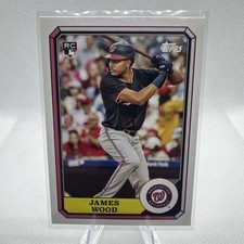 2025 Topps Archives #87BB-3 James Wood RC 1987 Boardwalk & Baseball Nationals