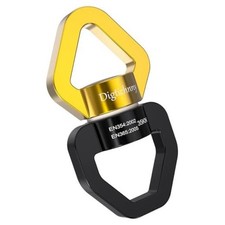35KN Swing Swivel, Spinner for Indoor Outdoor Swings, Black Black Gold-1 Pack