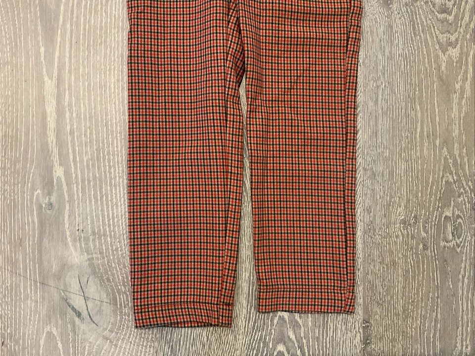 Zara Tweed Size 7 Kids Pants Red  - Image 4 of 4