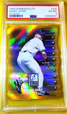 Derek Jeter 1998 Donruss Elite #125 Status Gold  Die Cut  55/100 RARE PSA 6