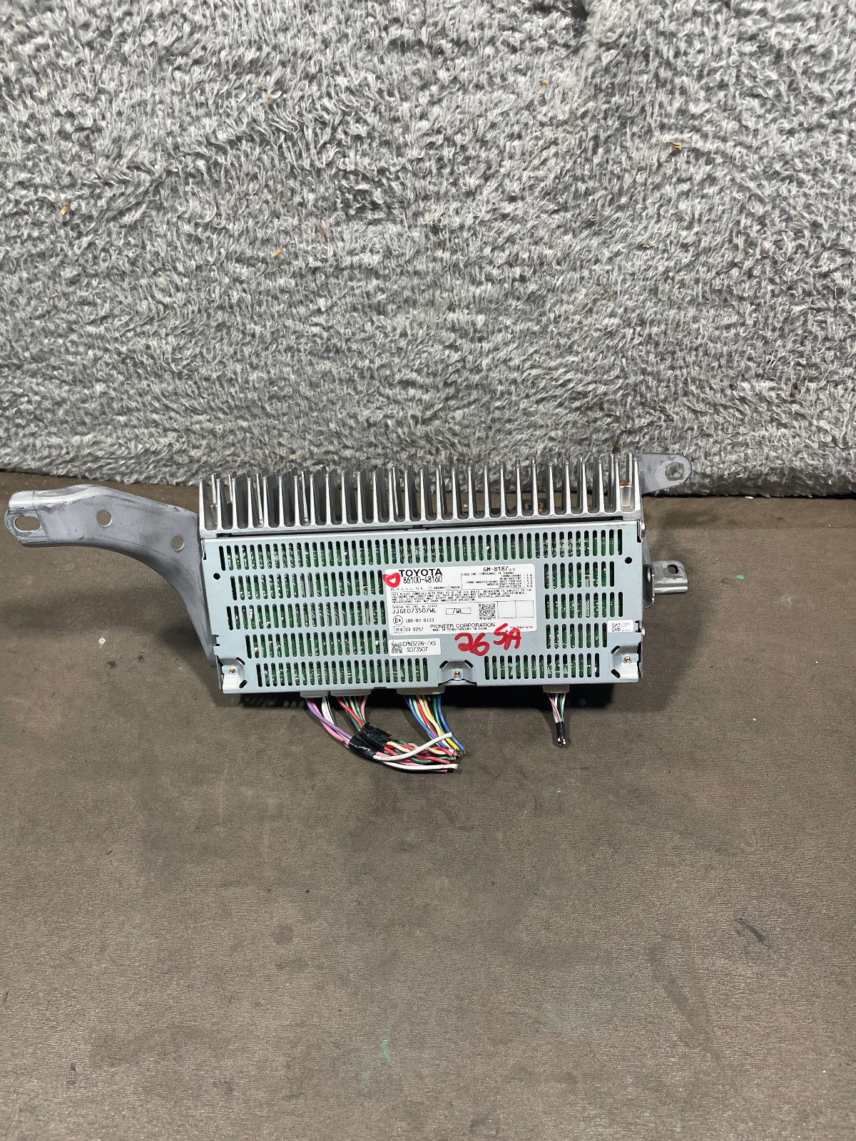 10-12 LEXUS RX350 RX450H PIONEER RADIO STEREO AUDIO SOUND AM