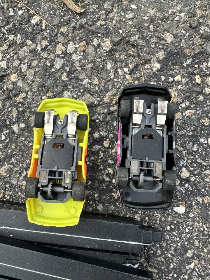 Lote De Colección Marchon MR-1 Slot Car Track Con Coches Escala HO Sin Probar Como Está Foto 3 de 4